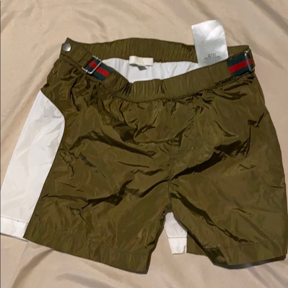 Boys Gucci swimming trunks